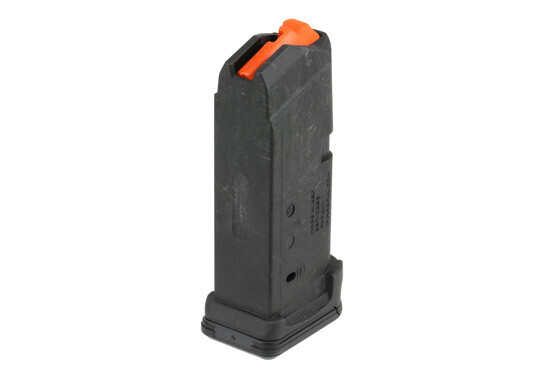 Magpul Glock G26 PMAG 9x19 magazine has a flared easy to remove base plate
